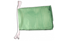 Fahnenkette Einfarbig Grün - 30 x 45 cm