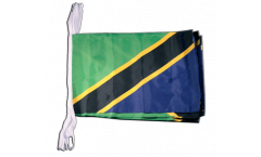 Fahnenkette Tansania - 30 x 45 cm