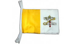 Fahnenkette Vatikan - 30 x 45 cm