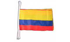 Fahnenkette Kolumbien - 30 x 45 cm