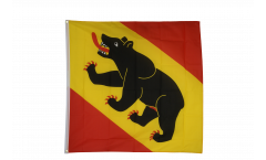 Flagge Schweiz Kanton Bern - 90 x 90 cm