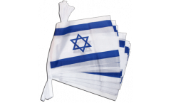 Fahnenkette Israel - 15 x 22 cm