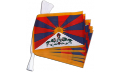 Fahnenkette Tibet - 15 x 22 cm