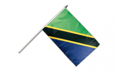Stockflagge Tansania