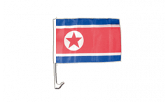 Autofahne Nordkorea - 30 x 40 cm