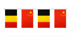 Freundschaftskette Belgien - China - 15 x 22 cm