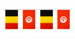 Freundschaftskette Belgien - Tunesien - 15 x 22 cm