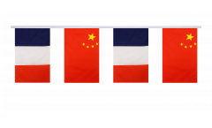 Freundschaftskette Frankreich - China - 15 x 22 cm