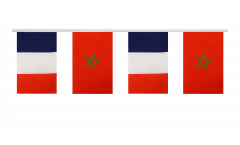 Freundschaftskette Frankreich - Marokko - 15 x 22 cm