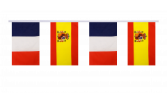 Freundschaftskette Frankreich - Spanien - 15 x 22 cm