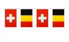 Freundschaftskette Schweiz - Belgien - 15 x 22 cm