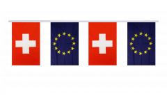 Freundschaftskette Schweiz - Europäische Union EU - 15 x 22 cm