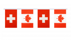 Freundschaftskette Schweiz - Kanada - 15 x 22 cm