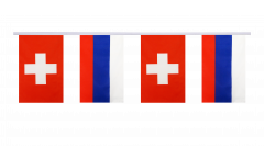 Freundschaftskette Schweiz - Russland - 15 x 22 cm