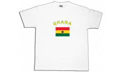 T-Shirt Ghana, weiß, Größe XXL, Round-T