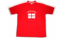 T-Shirt England, rot-weiß, Größe S