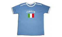 T-Shirt Italien Italia, hellblau-weiß, Größe XXL