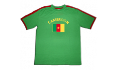 T-Shirt Kamerun, grün-rot, Größe S
