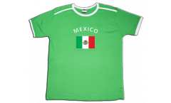 T-Shirt Mexiko, hellgrün-weiß, Größe S