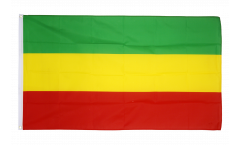 Flagge Äthiopien ohne Wappen, Rasta