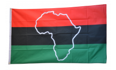Flagge Afro Amerikaner UNIA mit Afrika Karte