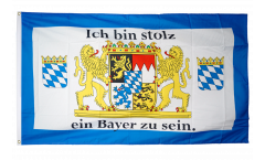 Flagge Bayern Ich bin stolz ein Bayer zu sein