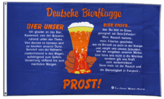 Flagge Bier mit Prost