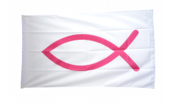 Flagge Christenfisch Ichthys-Symbol