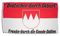 Flagge Deutschland Franke durch die Gnade Gottes