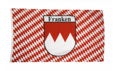 Flagge Deutschland Franken kariert