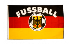 Flagge Deutschland mit Fußball