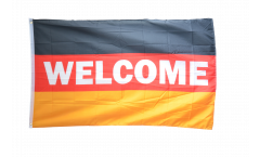 Flagge Deutschland mit Welcome