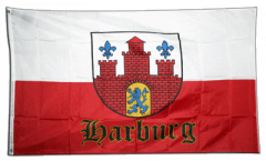 Flagge Deutschland Stadt Hamburg Harburg