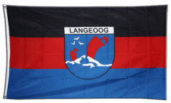 Flagge Deutschland Stadt Langeoog