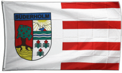 Flagge Deutschland Stadt Süderholm