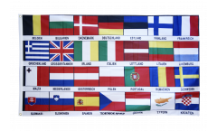Flagge Europäische Union EU 28 Staaten