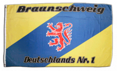 Flagge Fanflagge Braunschweig Deutschlands Nr. 1