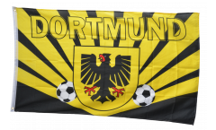 Flagge Fanflagge Dortmund Strahlen