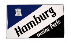Flagge Fanflagge Hamburg Meine Perle 2