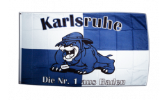 Flagge Fanflagge Karlsruhe Bulldogge