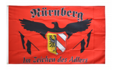 Flagge Fanflagge Nürnberg - Im Zeichen des Adlers