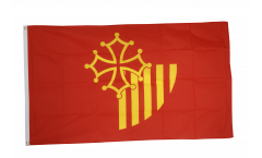Flagge Frankreich Languedoc-Roussillon