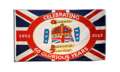Flagge Großbritannien Diamond Jubilee of Queen Elizabeth II 60. Kronjubiläum