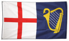 Flagge Großbritannien Jack und Command Flag 1649-1658