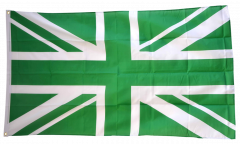 Flagge Großbritannien Union Jack Grün