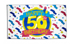 Flagge Happy Birthday 50