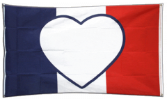 Flagge Herzflagge Frankreich