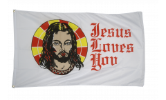 Flagge Jesus Loves You