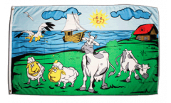 Flagge Kühe und Schafe