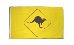 Flagge Känguru Schild